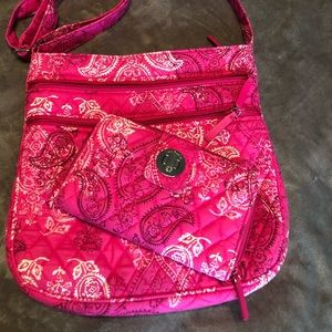 Vera Bradley Crossbody with matching wallet
